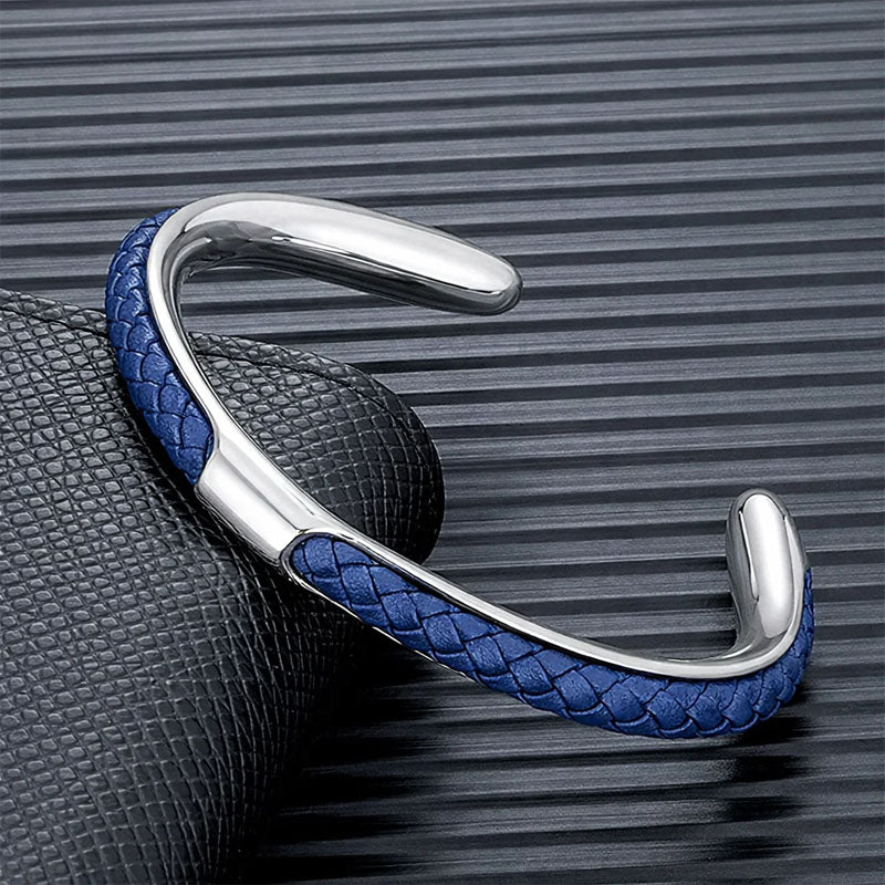 Roberto Russo Woven Cord Open Bracelet