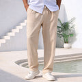 Roberto Russo Cotton Pants with Elastic Waist Ash & Harbor