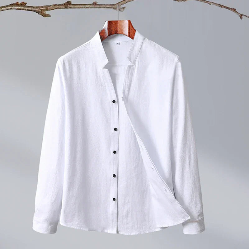 Roberto Russo Japanese Style Long Sleeve Shirt Ash & Harbor