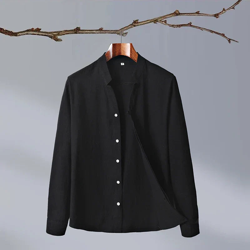 Roberto Russo Japanese Style Long Sleeve Shirt Ash & Harbor