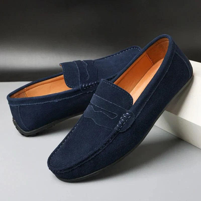 Roberto Russo Loafers with Moc Toe Stitching Ash & Harbor