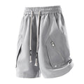 Roberto Russo Utility Shorts with Zip Pockets Ash & Harbor
