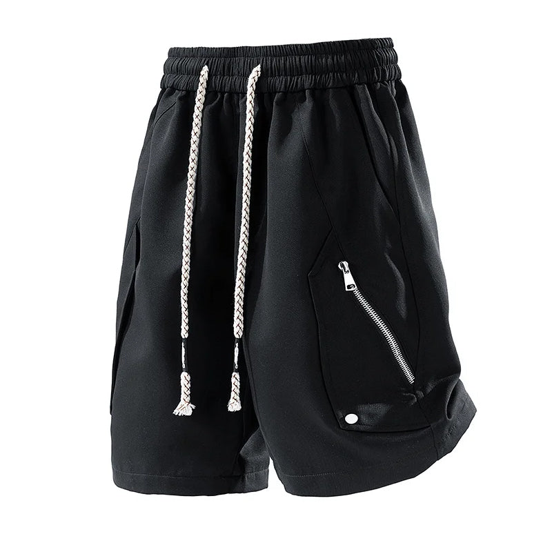 Roberto Russo Utility Shorts with Zip Pockets Ash & Harbor