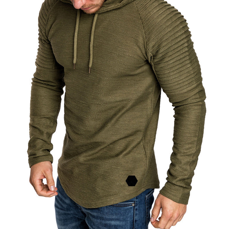 Slim Fit Autumn Casual Hoodie for Men Ash & Harbor