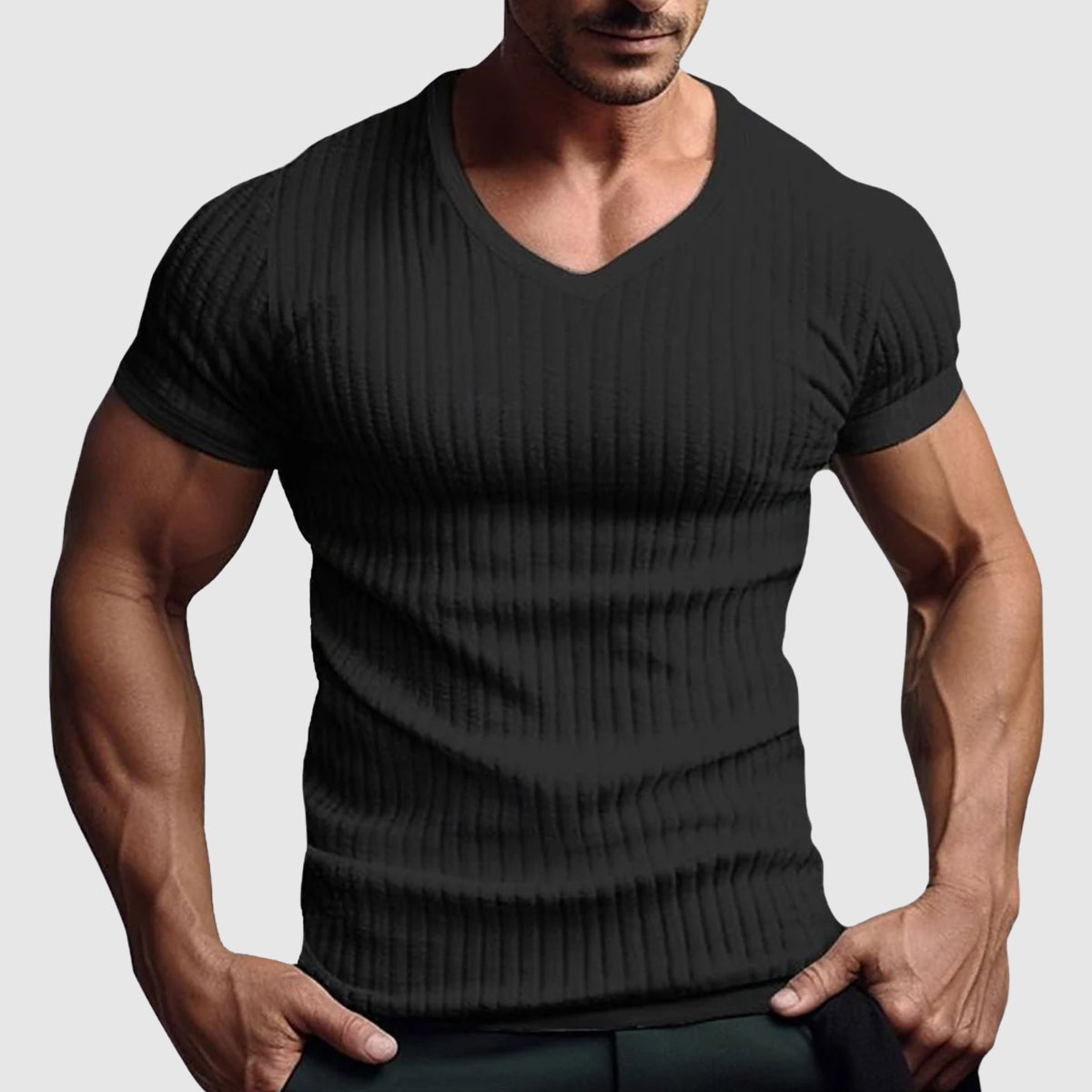 The Urban Stripe T-Shirt by Alessandro Veneti Ash & Harbor