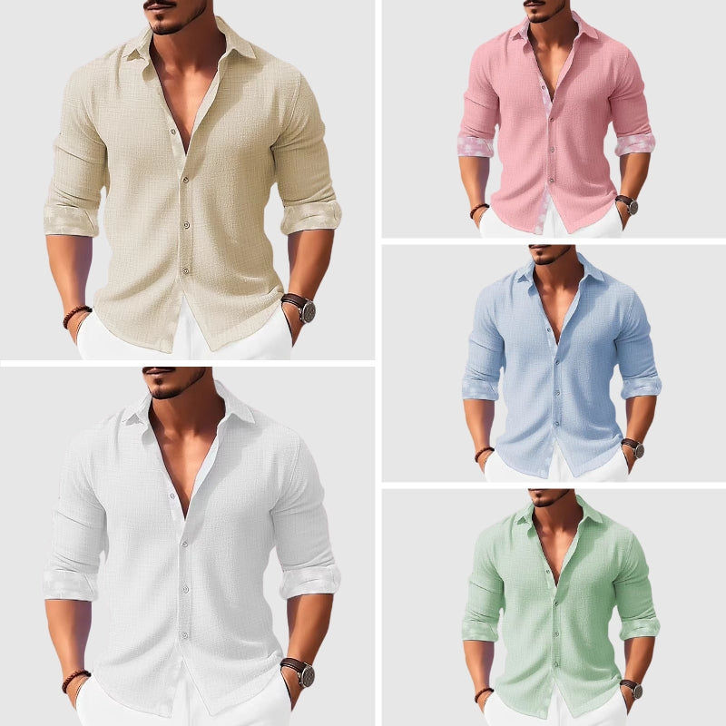Theodore Willow Adriatic Casual Shirt Ash & Harbor