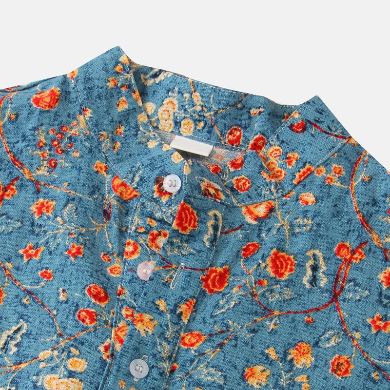 Theodore Willow Coastal Bliss Shirt Ash & Harbor