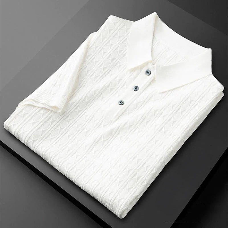 Theodore Willow Elegance Polo Shirt Ash & Harbor