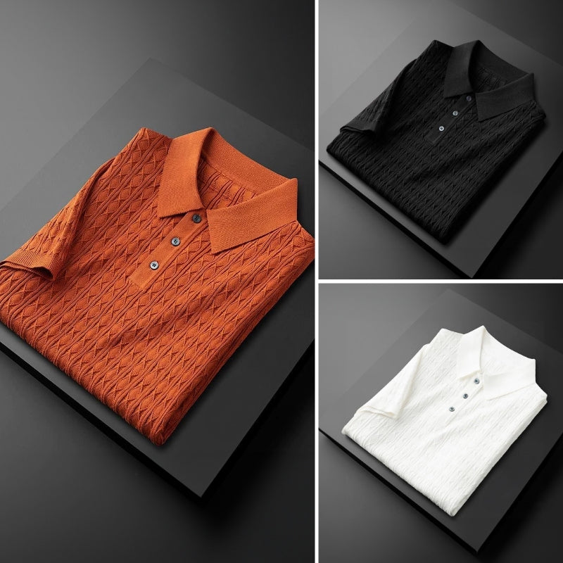 Theodore Willow Elegance Polo Shirt Ash & Harbor