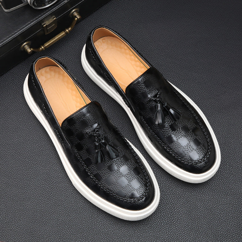 Theodore Willow Embossed Texture Loafers Ash & Harbor
