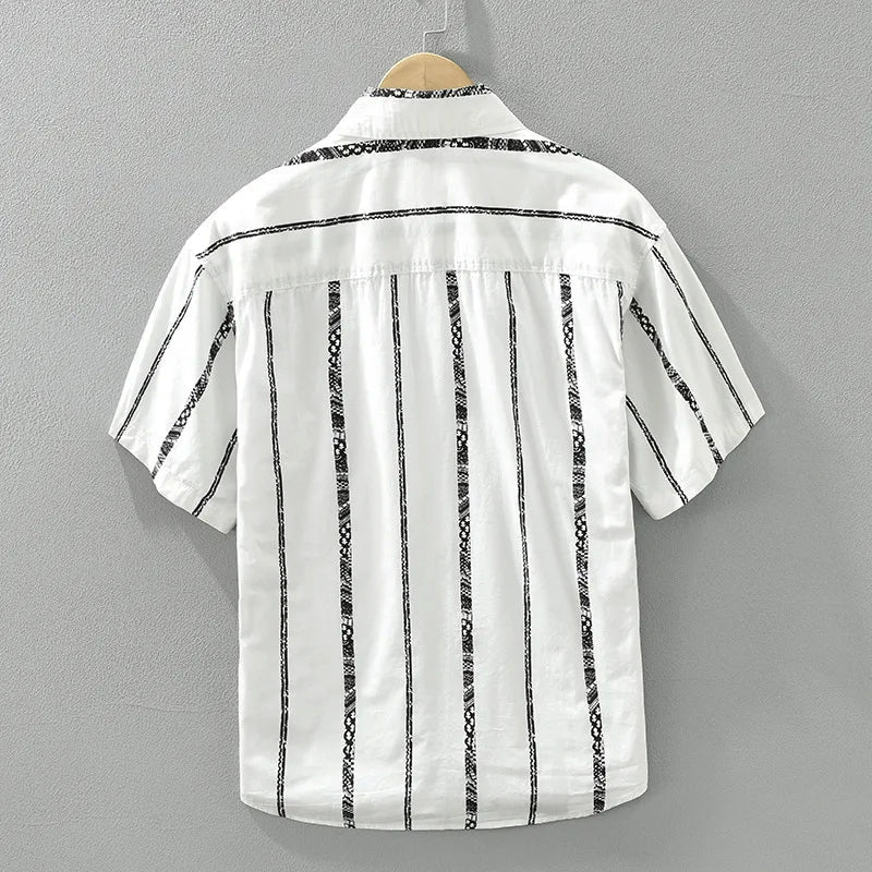 Theodore Willow Ipanema Cotton Shirt Ash & Harbor