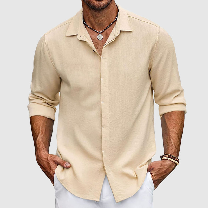 Theodore Willow Porto Alegre Shirt Ash & Harbor