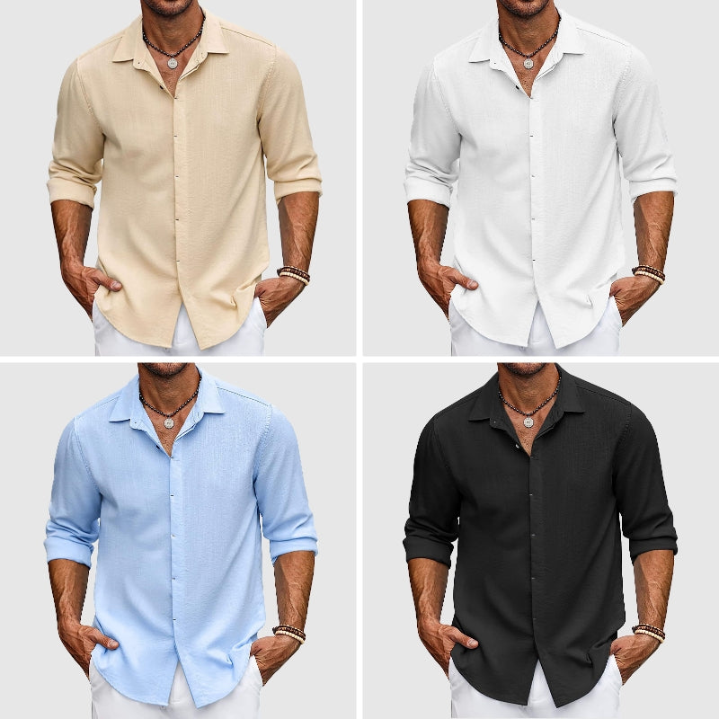Theodore Willow Porto Alegre Shirt Ash & Harbor