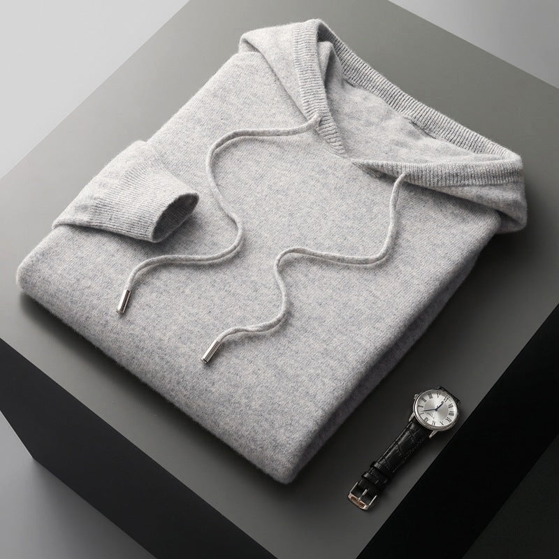 Theodore Willow Premium Merino Hoodie Ash & Harbor