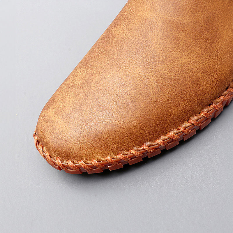 Theodore Willow Santorini Leather Loafers Ash & Harbor