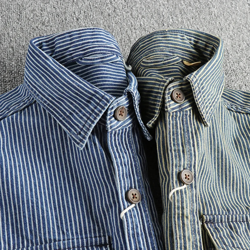 Theodore Willow Vintage Denim Shirt Ash & Harbor