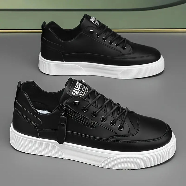 Weston Premium Leather Sneakers Ash & Harbor