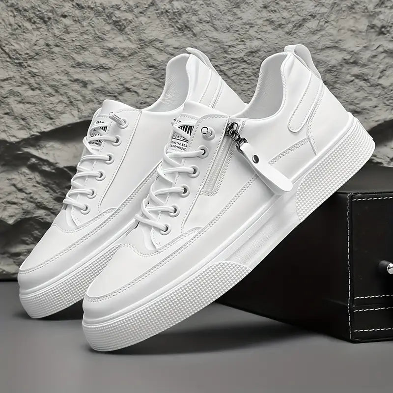 Weston Premium Leather Sneakers Ash & Harbor