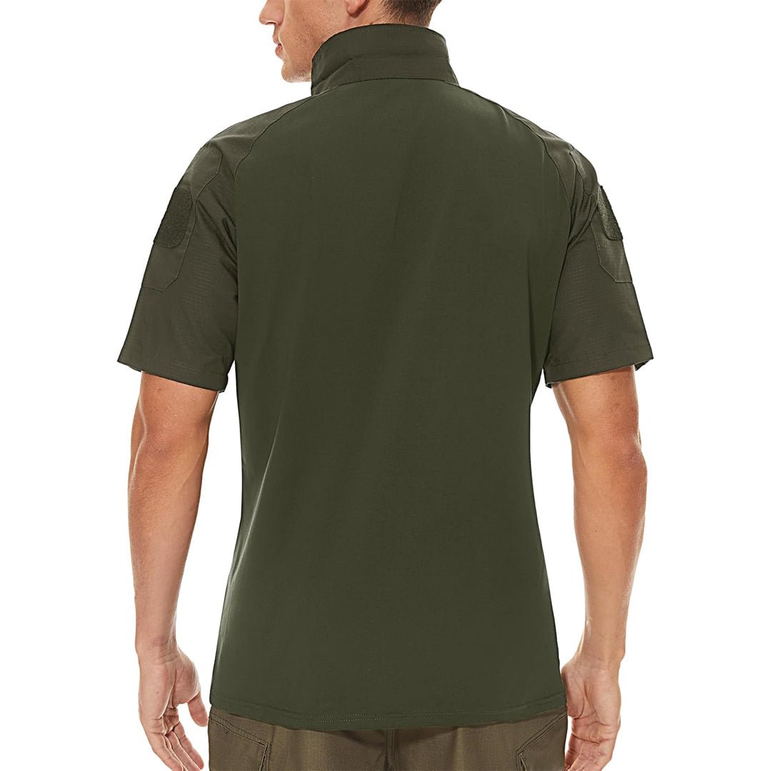 Men's Tactical Combat Shirt Ripstop Performance Tee-Men's tops-Calvin Hart-Army Green-S-Calvin Hart
