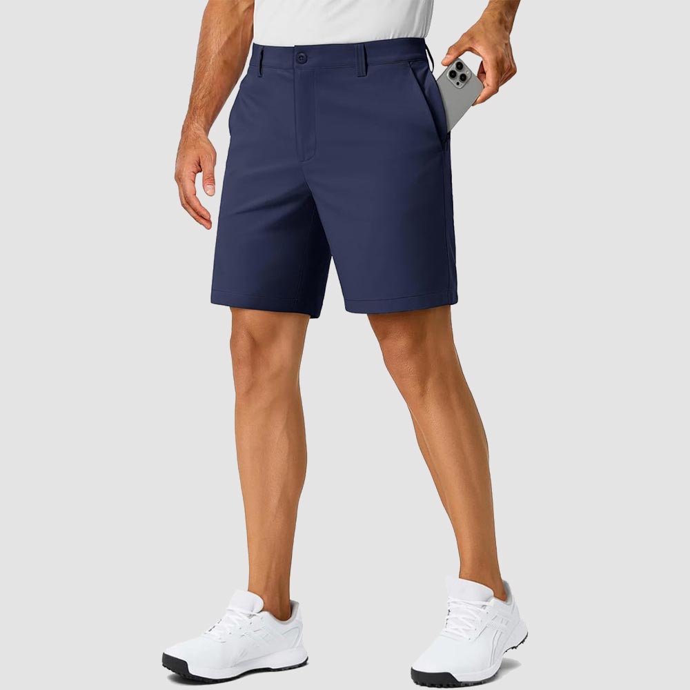 Men's 7 Inch Quick Dry Golf Shorts with 6 Pockets
