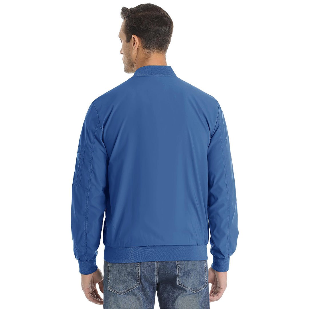 Vintage Bomber Flight Jacket Zip-Pocket