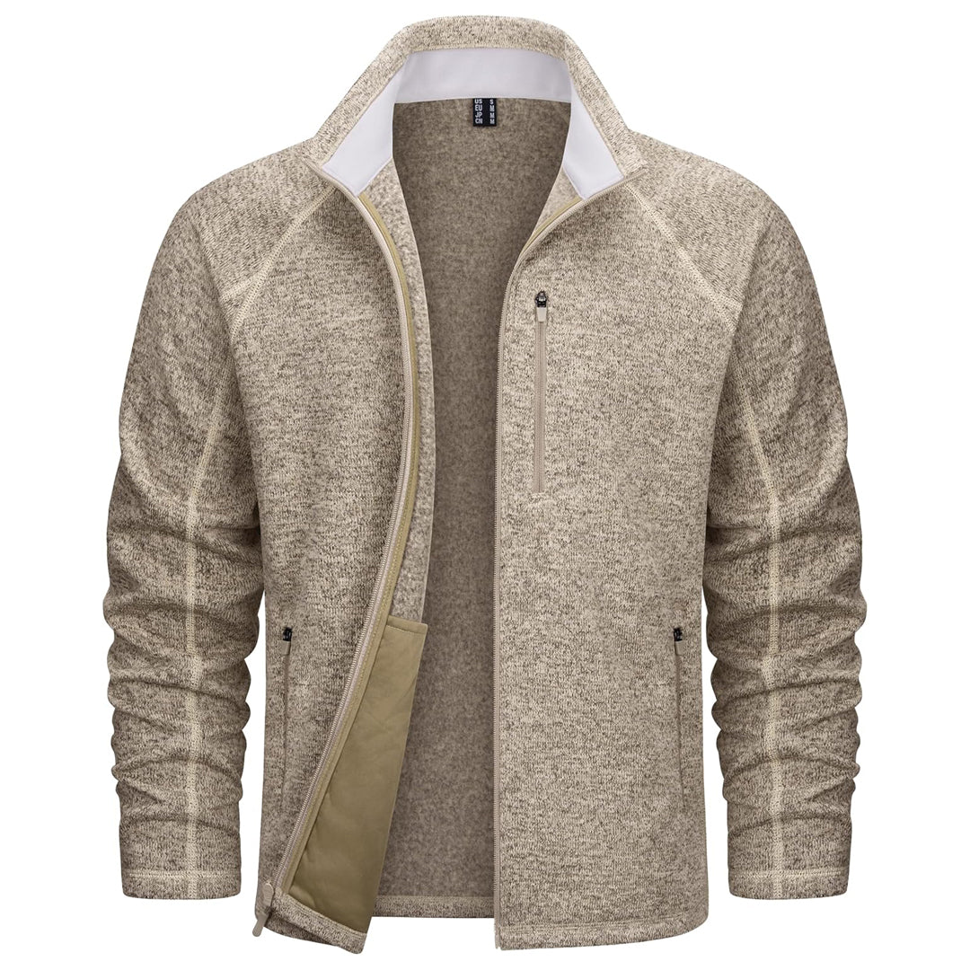 Fleece Jacket Full Zip Casual Outdoor Wear