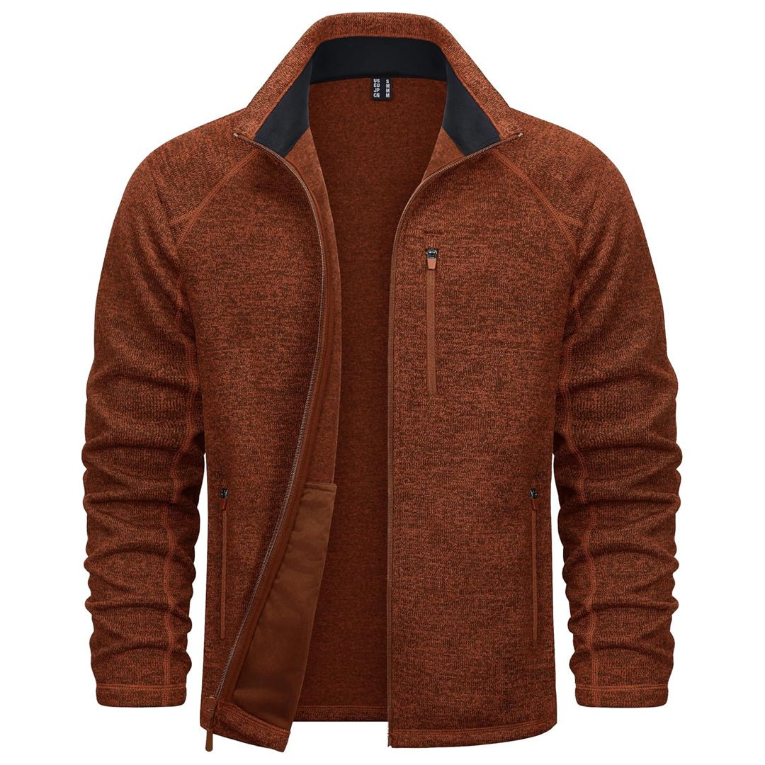 Fleece Jacket Full Zip Casual Outdoor Wear