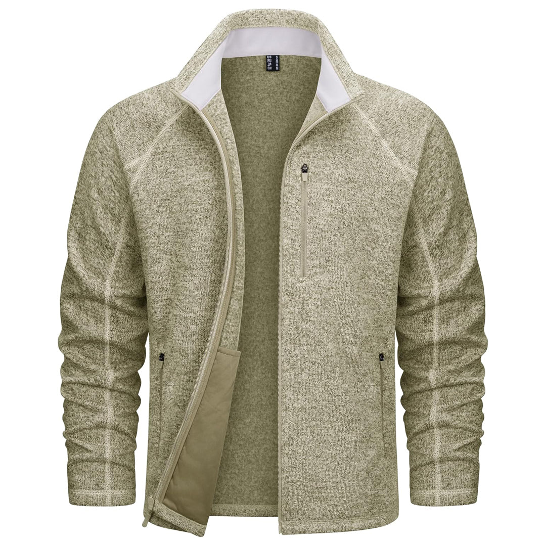 Fleece Jacket Full Zip Casual Outdoor Wear