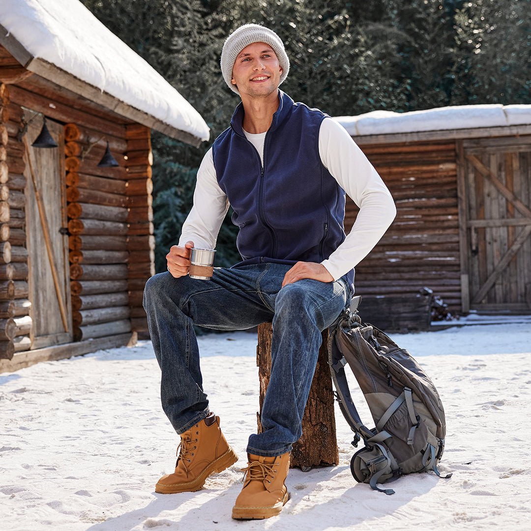 Fleece Vest Sleeveless Outdoor Hiking Jacket