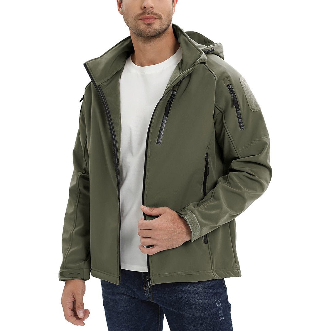 Men's Jacket Water Resistant Windproof Tactical Coats