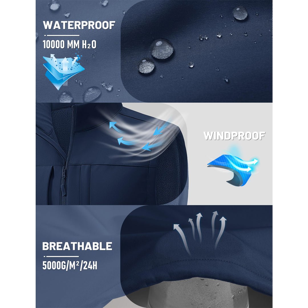 Softshell Vest Windproof Waterproof Lightweight Jacket