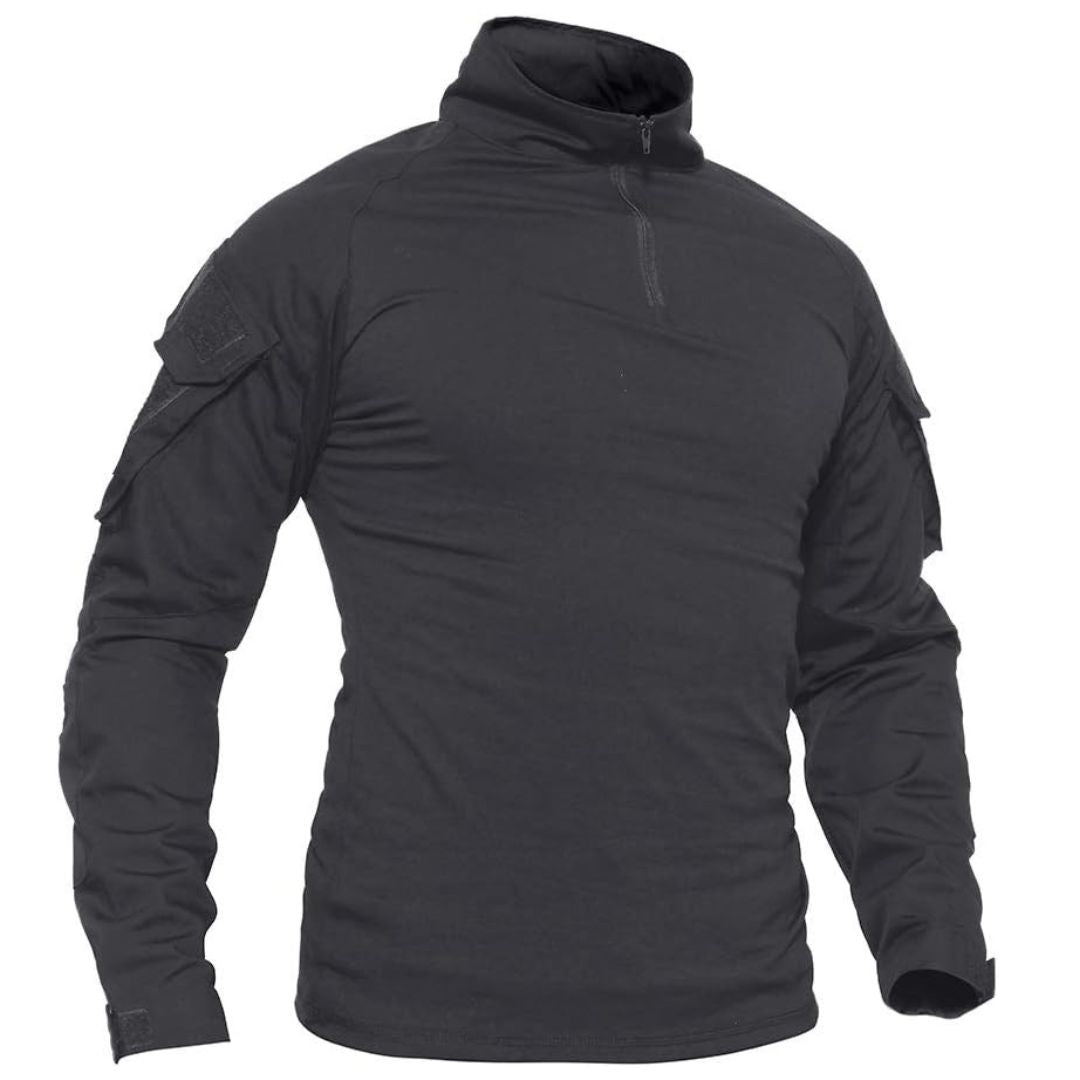 Men's Tactical Military Long Sleeves Shirt-Men's tops-Calvin Hart-Dark Grey-S-Calvin Hart