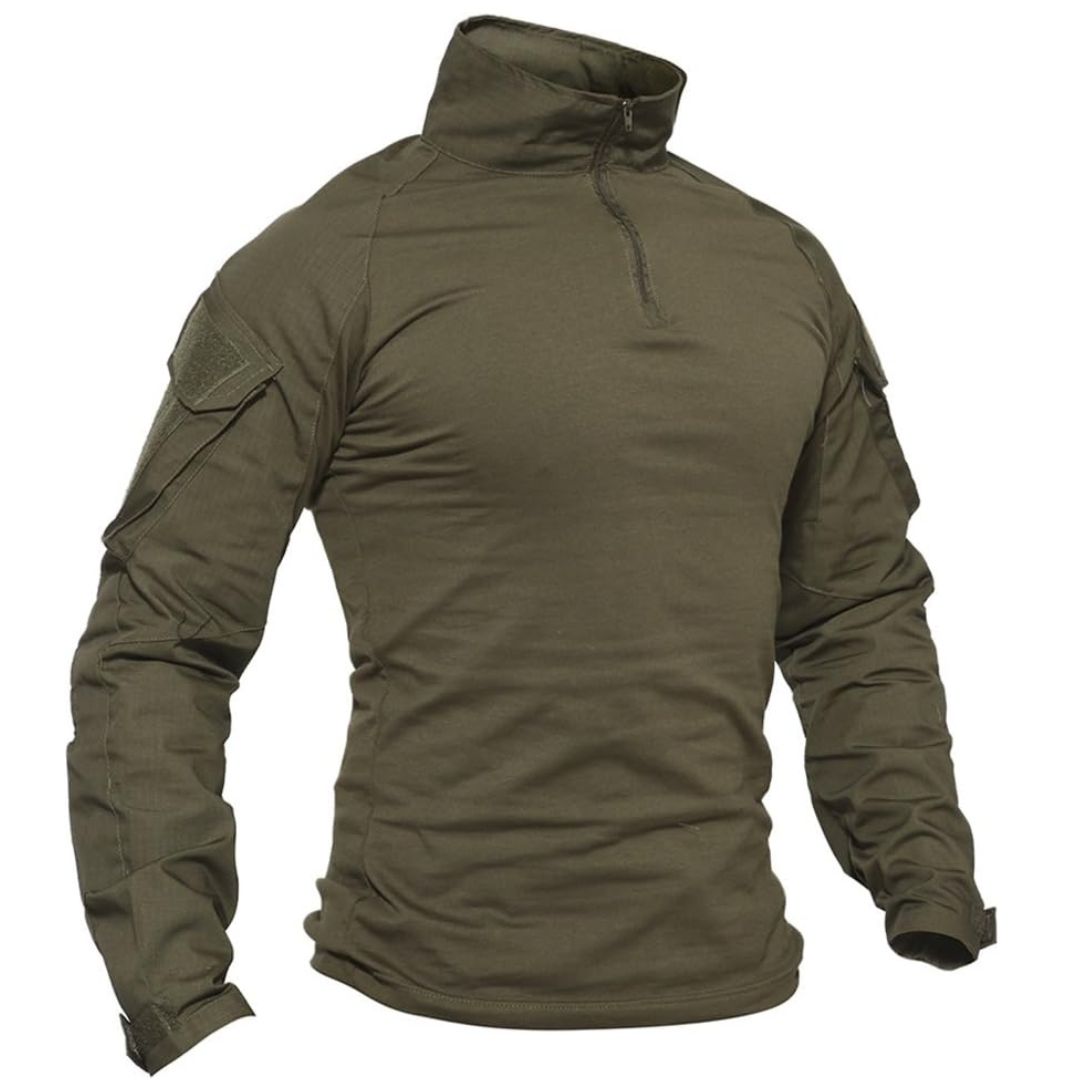 Men's Tactical Military Long Sleeves Shirt-Men's tops-Calvin Hart-Army Green-S-Calvin Hart