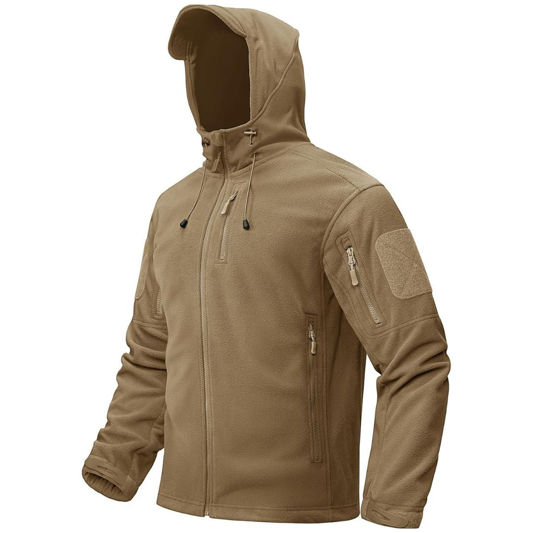 Men's Tactical Fleece Jacket Hoodie Winter Down Jackets