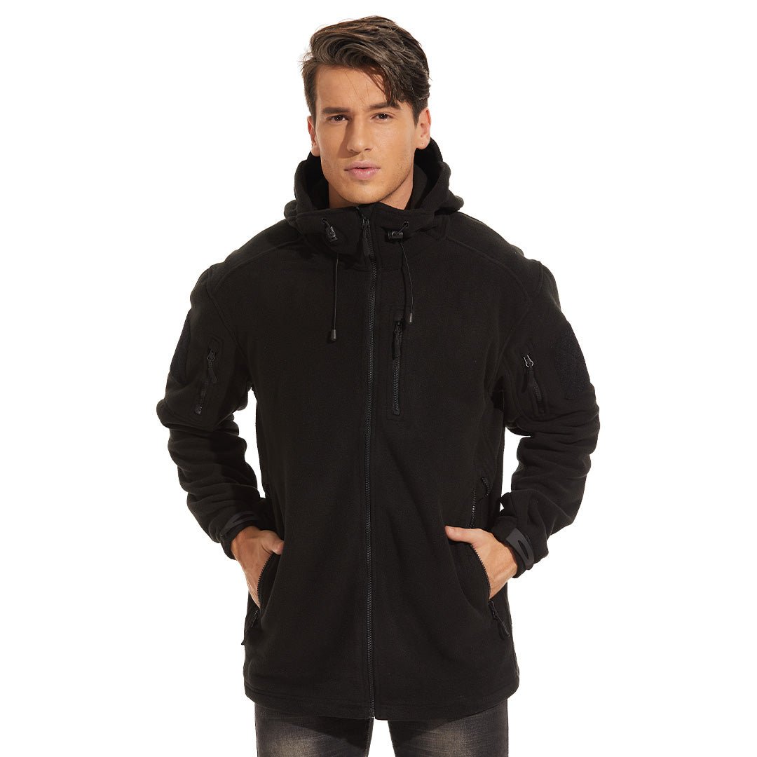 Men's Tactical Fleece Jacket Hoodie Winter Down Jackets