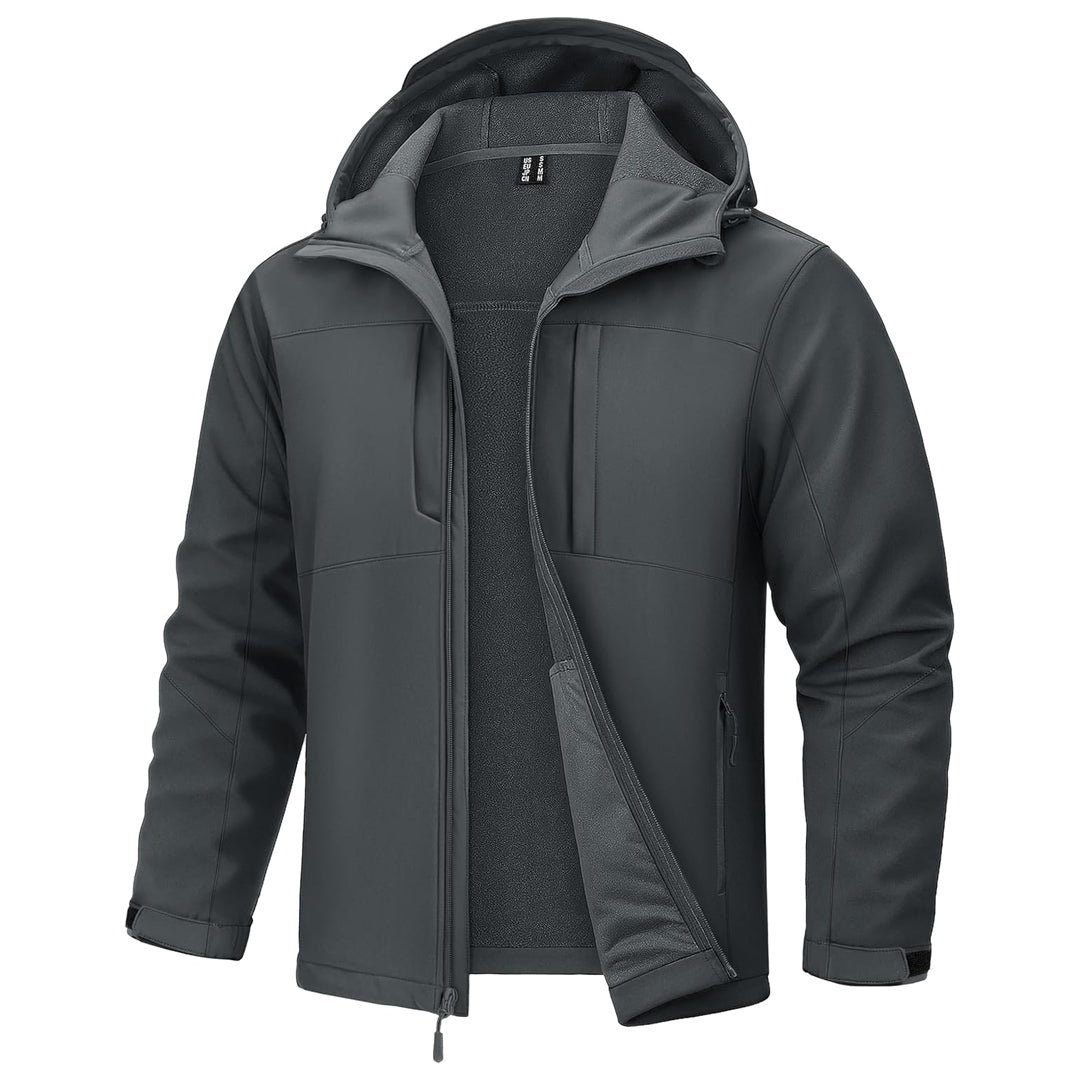 Softshell Jacket Hooded Waterproof Coat