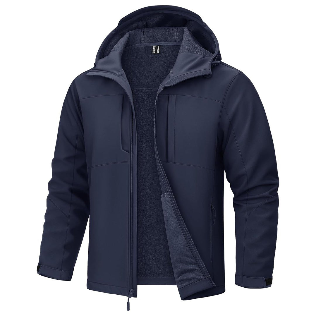 Softshell Jacket Hooded Waterproof Coat