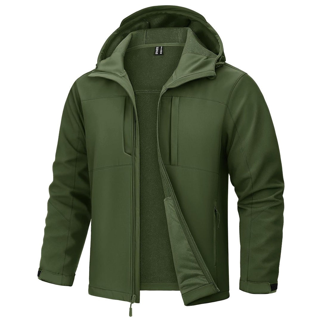 Softshell Jacket Hooded Waterproof Coat