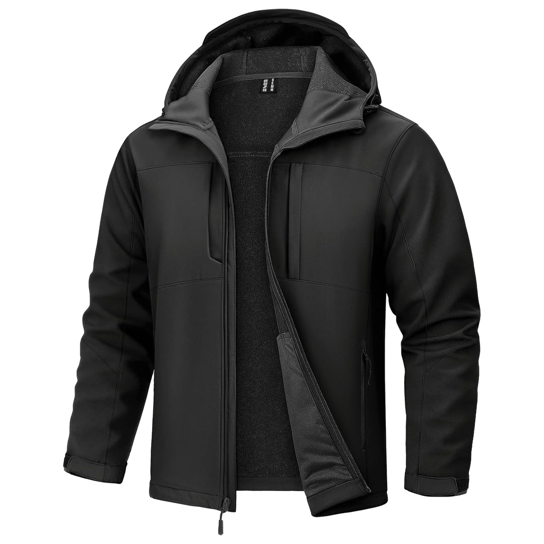 Softshell Jacket Hooded Waterproof Coat