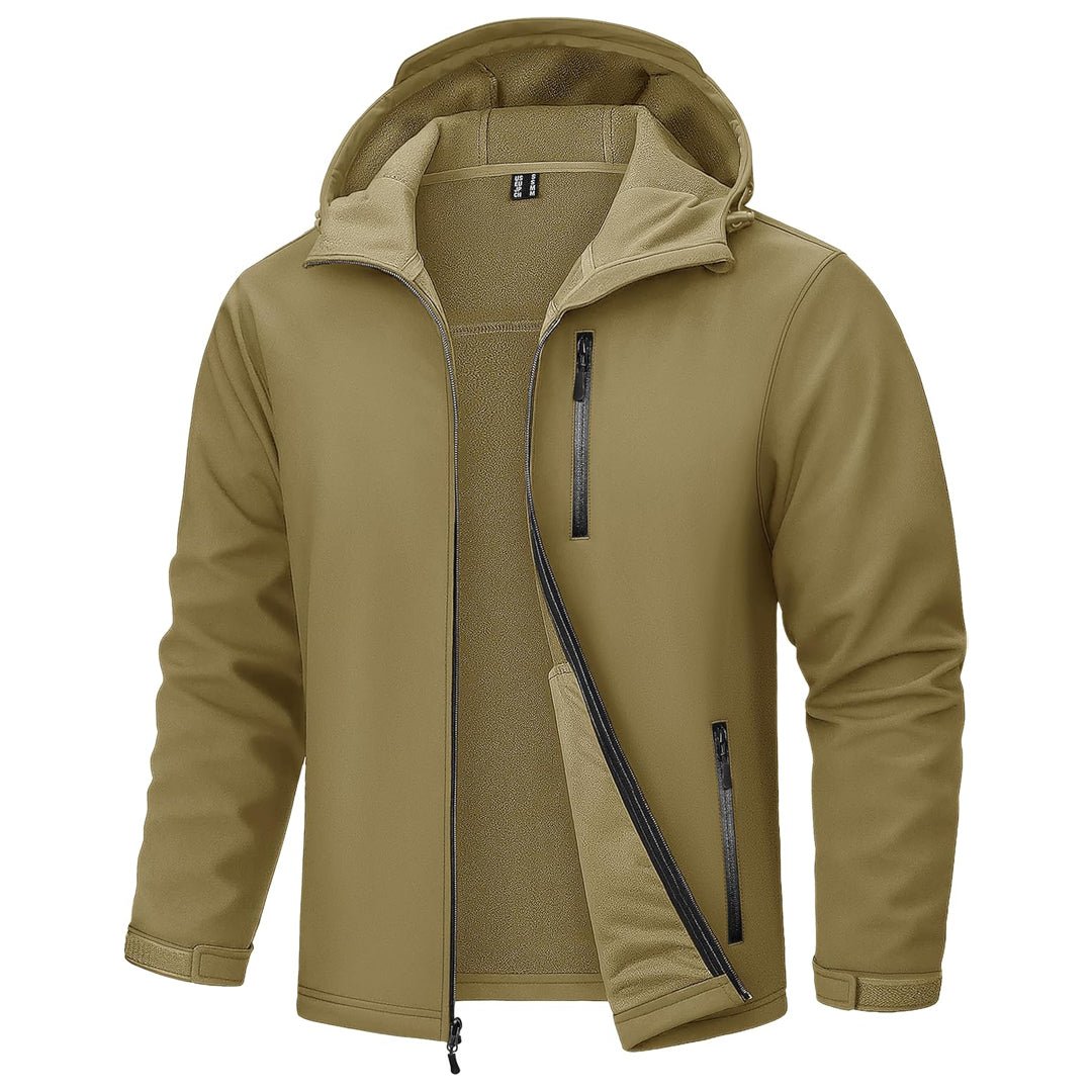 Waterproof Fleece Lined Softshell Outdoor Jacket