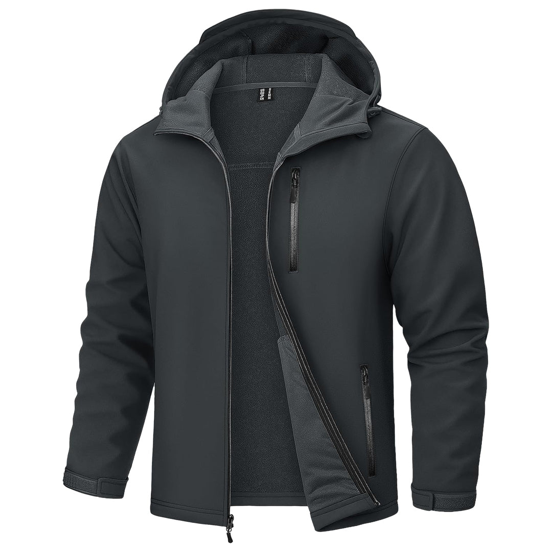 Waterproof Fleece Lined Softshell Outdoor Jacket