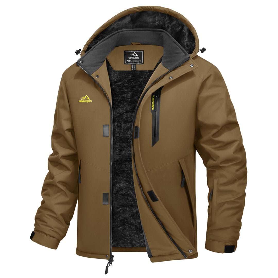 Waterproof Ski Parka Jacket Warm Fleece Lined