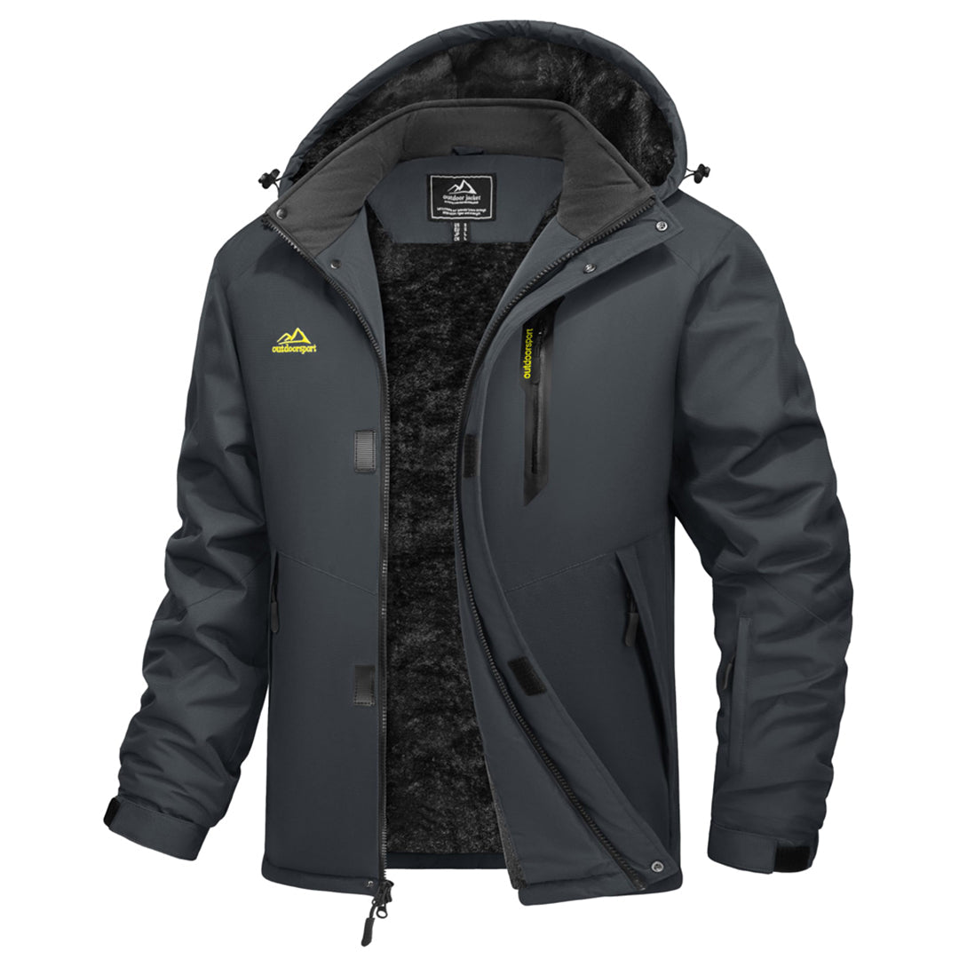 Waterproof Ski Parka Jacket Warm Fleece Lined