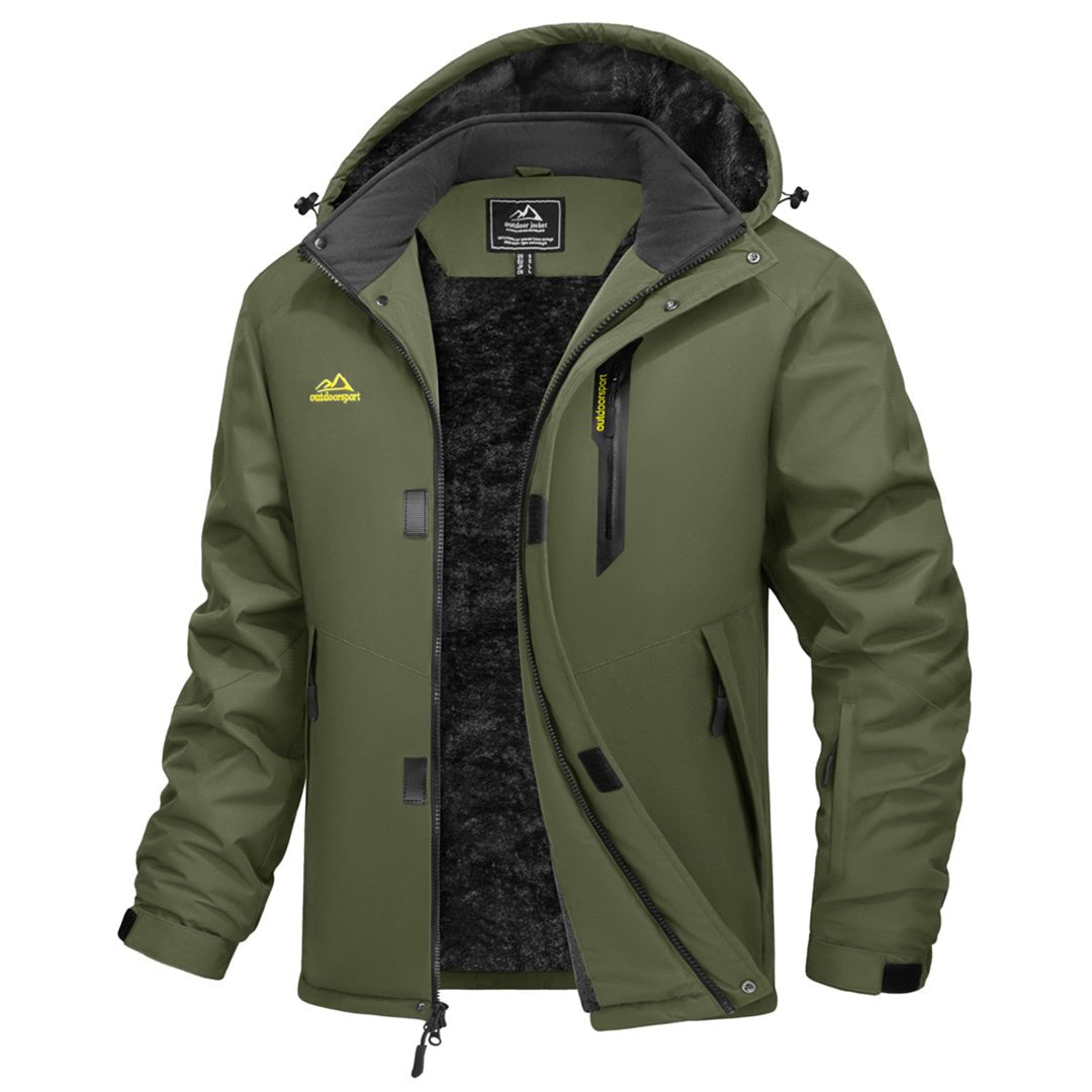 Waterproof Ski Parka Jacket Warm Fleece Lined