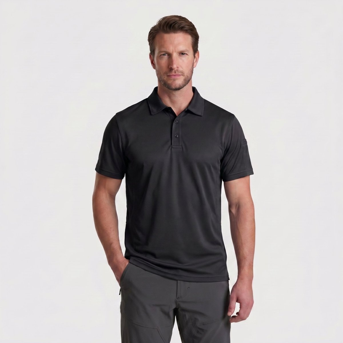 Quick Dry Tactical Polo Top Short Sleeve Shirt