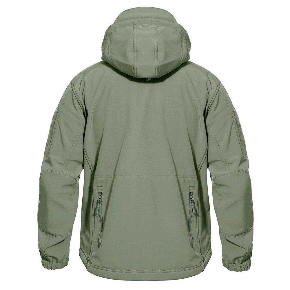 Men's Combat Airsoft Softshell Fleece Army Coat