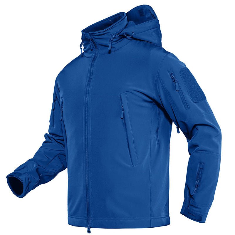 Men's Combat Airsoft Softshell Fleece Army Coat