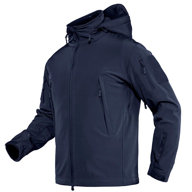 Men's Combat Airsoft Softshell Fleece Army Coat