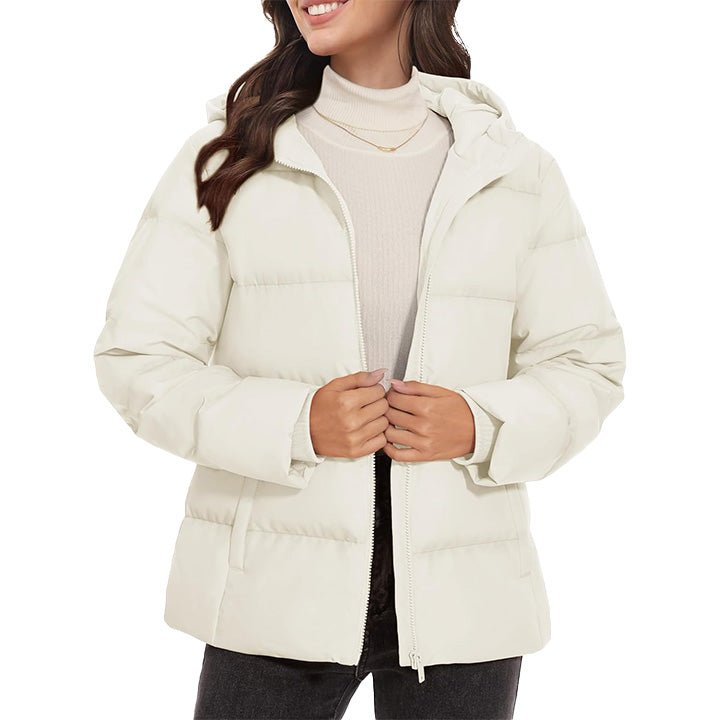 Women’s Hooded Down Jacket Lightweight Thermal Quilted Winter Coat