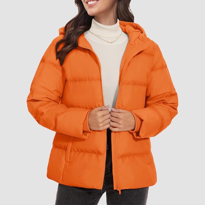 Women’s Hooded Down Jacket Lightweight Thermal Quilted Winter Coat